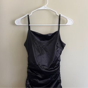 3/$20 Black Satin Dress